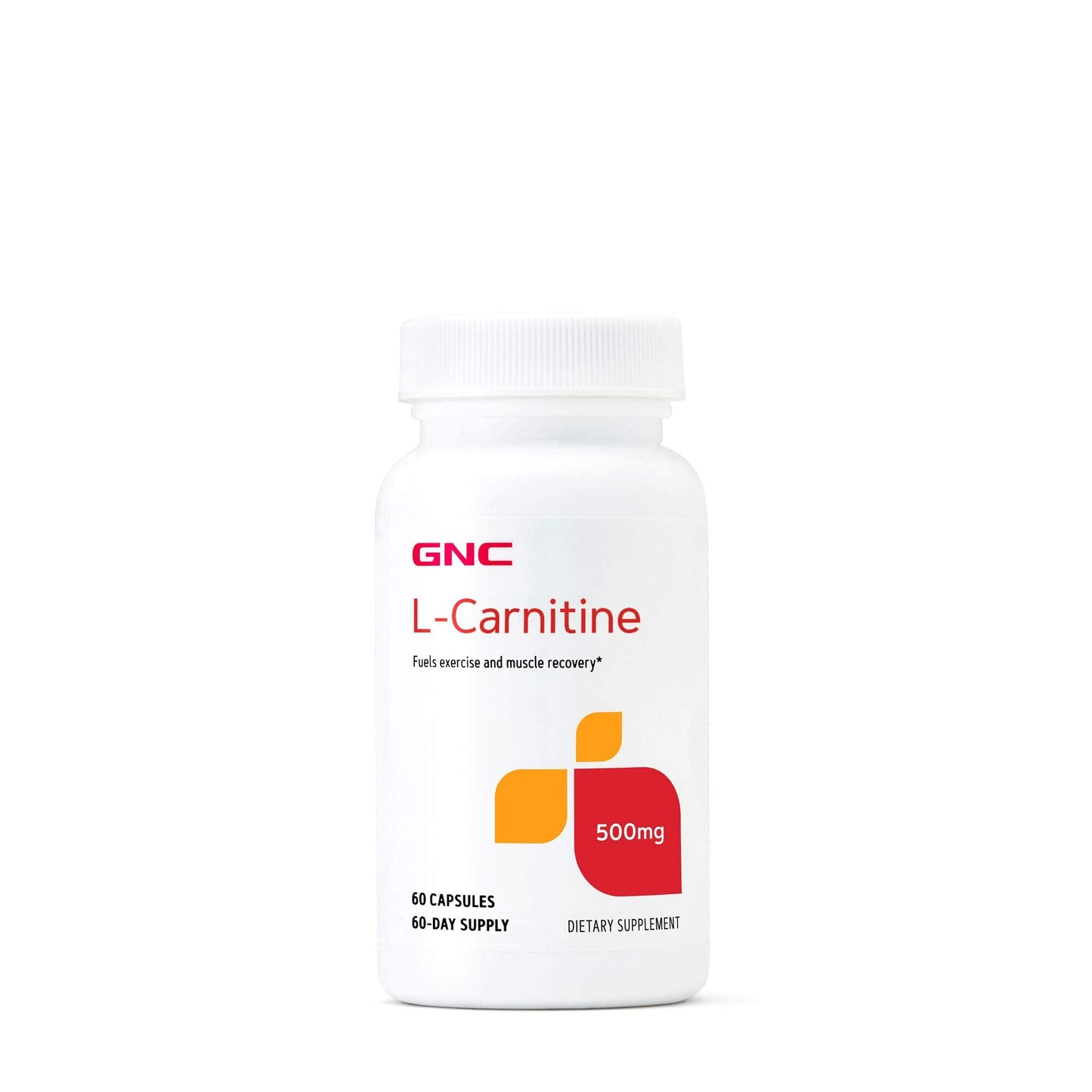 GNC L-Carnitine 500mg – Metabolize Long-Chain Fatty Acids | 60 Capsules