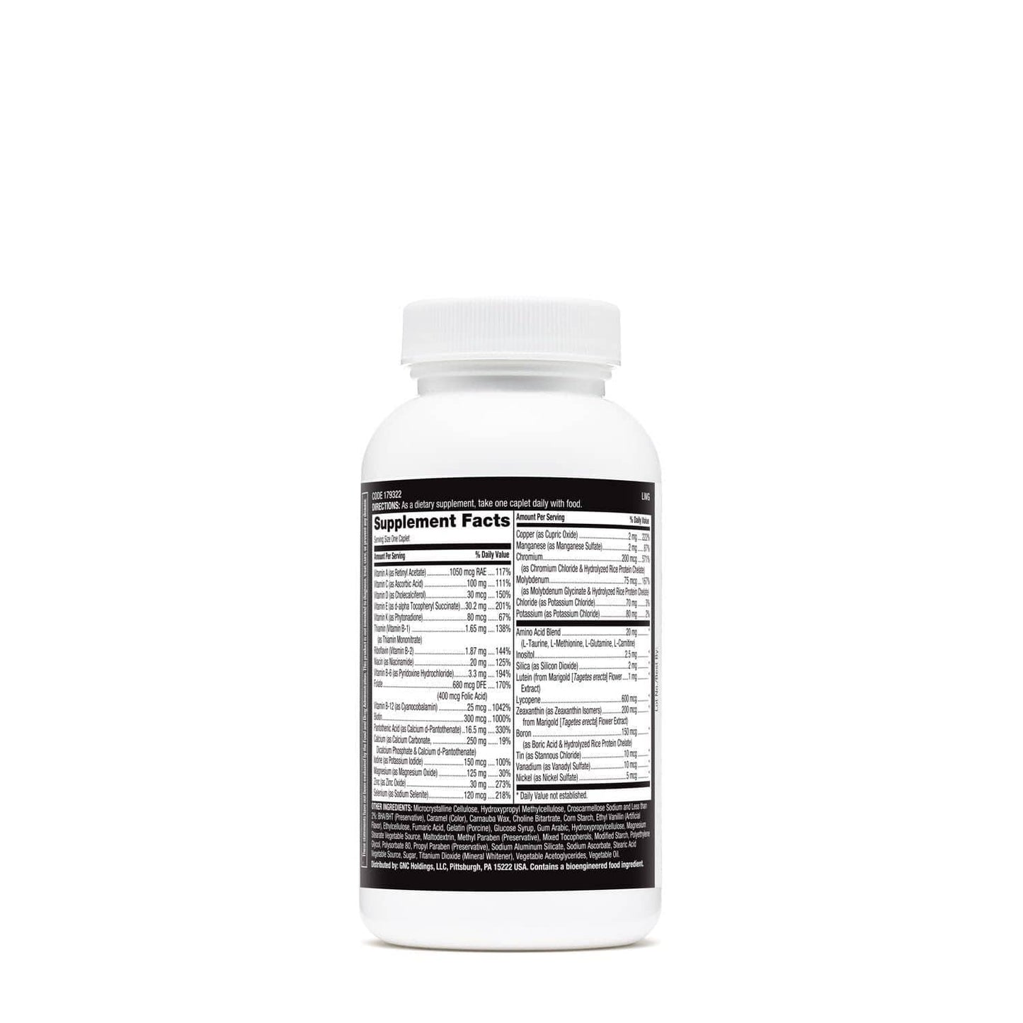 GNC Mega Men Essentials One Daily Multivitamin | Supports Health & Muscle Performance | 60 Count