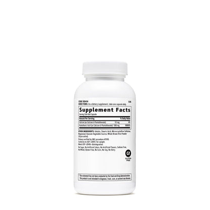 GNC Pantothenic Acid 500mg – 100 Capsules | Energy Metabolism Support