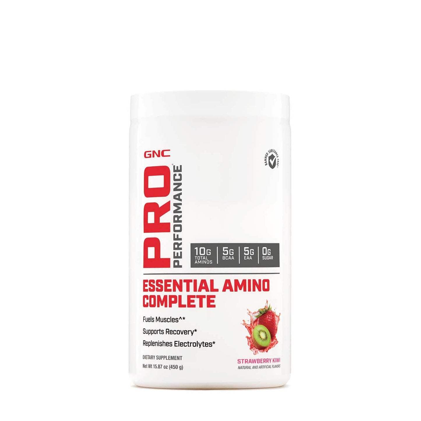 GNC Pro Performance Essential Amino Complete – Strawberry Kiwi (15.87 oz) | Muscle Recovery