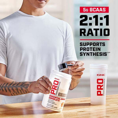 GNC Pro Performance Essential Amino Complete – Strawberry Kiwi (15.87 oz) | Muscle Recovery