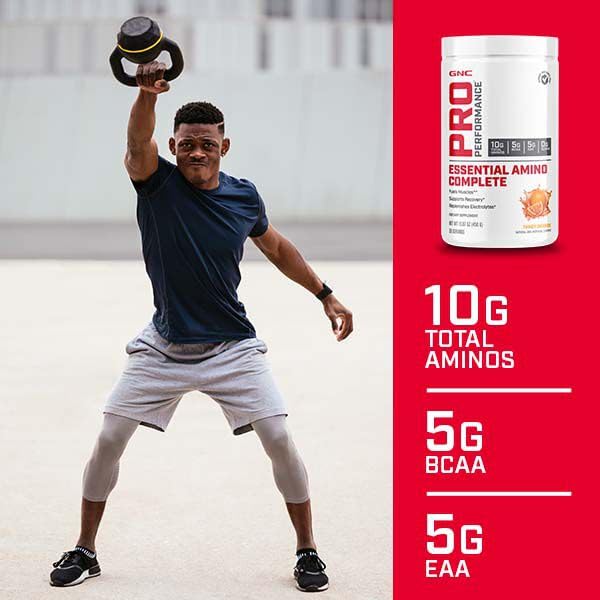 GNC Pro Performance Essential Amino Complete – Strawberry Kiwi (15.87 oz) | Muscle Recovery