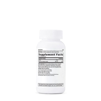 GNC Selenium 200mcg – Essential Mineral, 200 Tablets (Pack of 2)