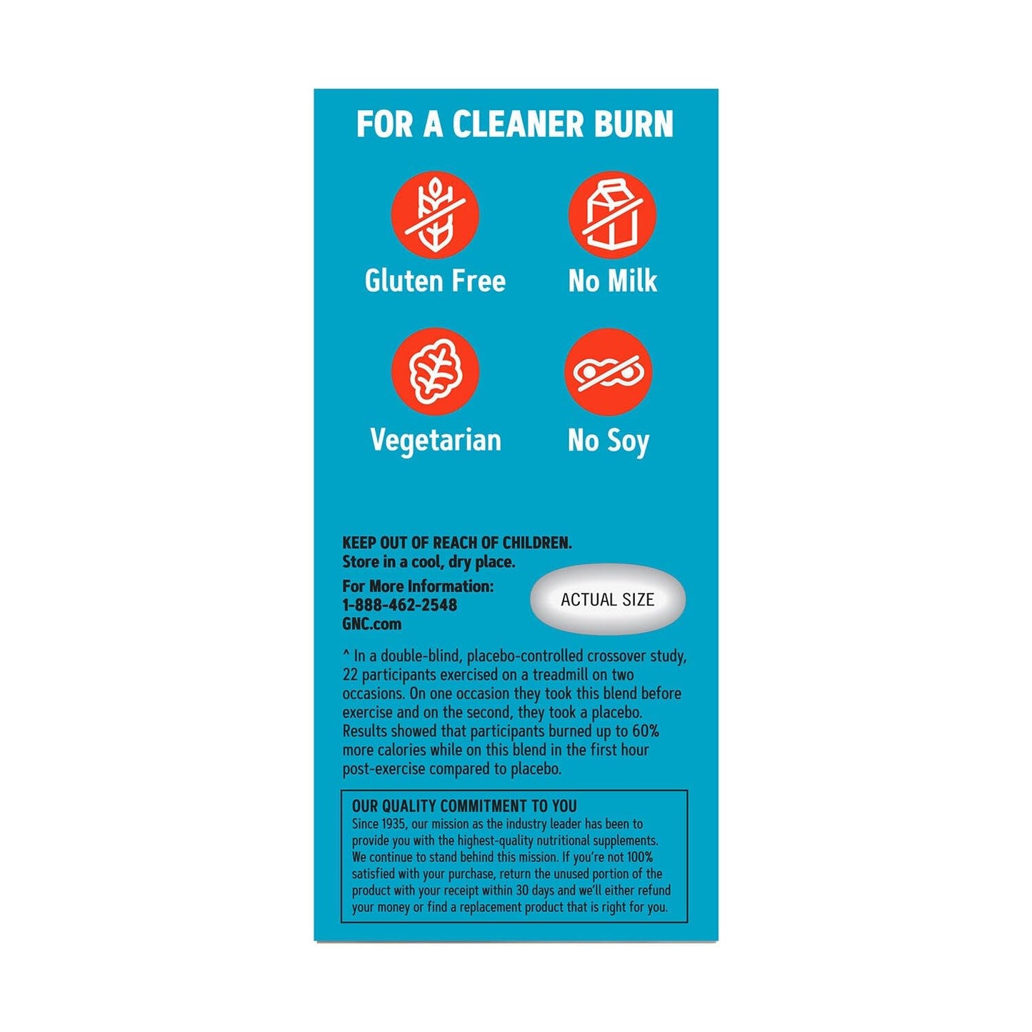 GNC Total Lean Burn 60 – Clinically Proven Thermogenic Formula (30 Servings)
