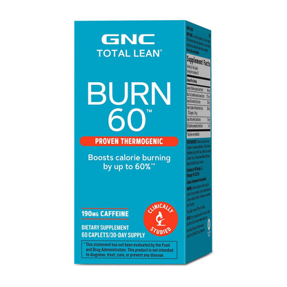 GNC Total Lean Burn 60 – Clinically Proven Thermogenic Formula (30 Servings)