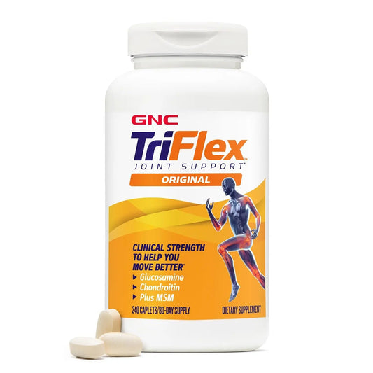 GNC TriFlex Joint Health Supplement | Glucosamine, Chondroitin & MSM | 240 Caplets BritishVita | Premium UK Vitamins & Wellness Supplements