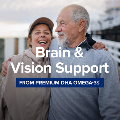 GNC Triple Strength DHA 1000 – Omega-3 DHA 1000mg Softgels for Brain & Vision