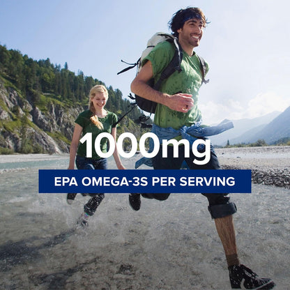 GNC Triple Strength EPA 1000 Mini Fish Oil - 1000mg Omega-3, Enteric Coated