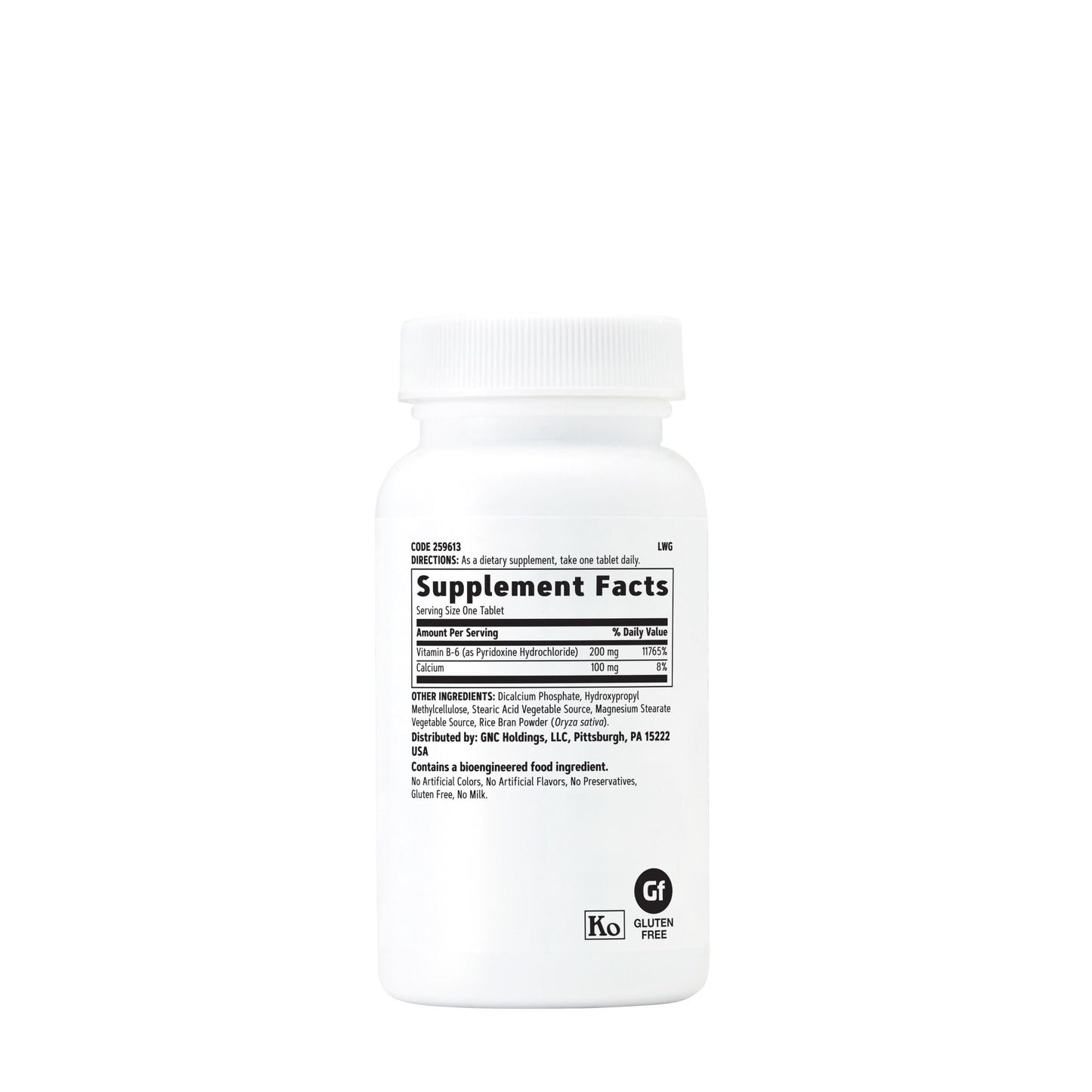 GNC Vitamin B6 200mg Supplement – Immune & Nervous System Support (Pack of 2, 100 Servings)
