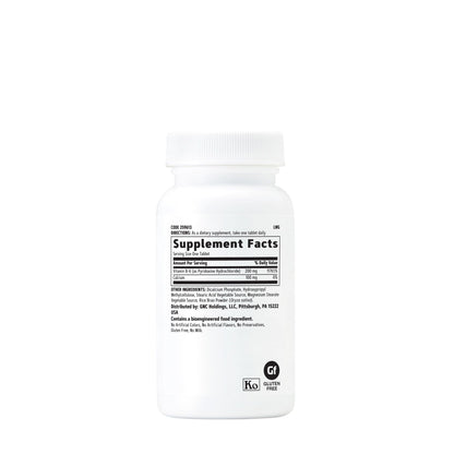 GNC Vitamin B6 200mg Supplement – Immune & Nervous System Support (Pack of 2, 100 Servings)