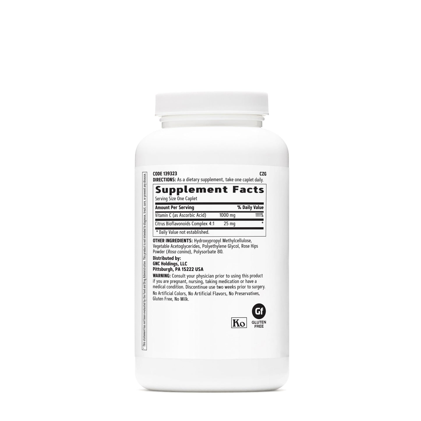 GNC Vitamin C 1000 mg with Bioflavonoids and Rose Hips – Timed Release (180 Tablets)