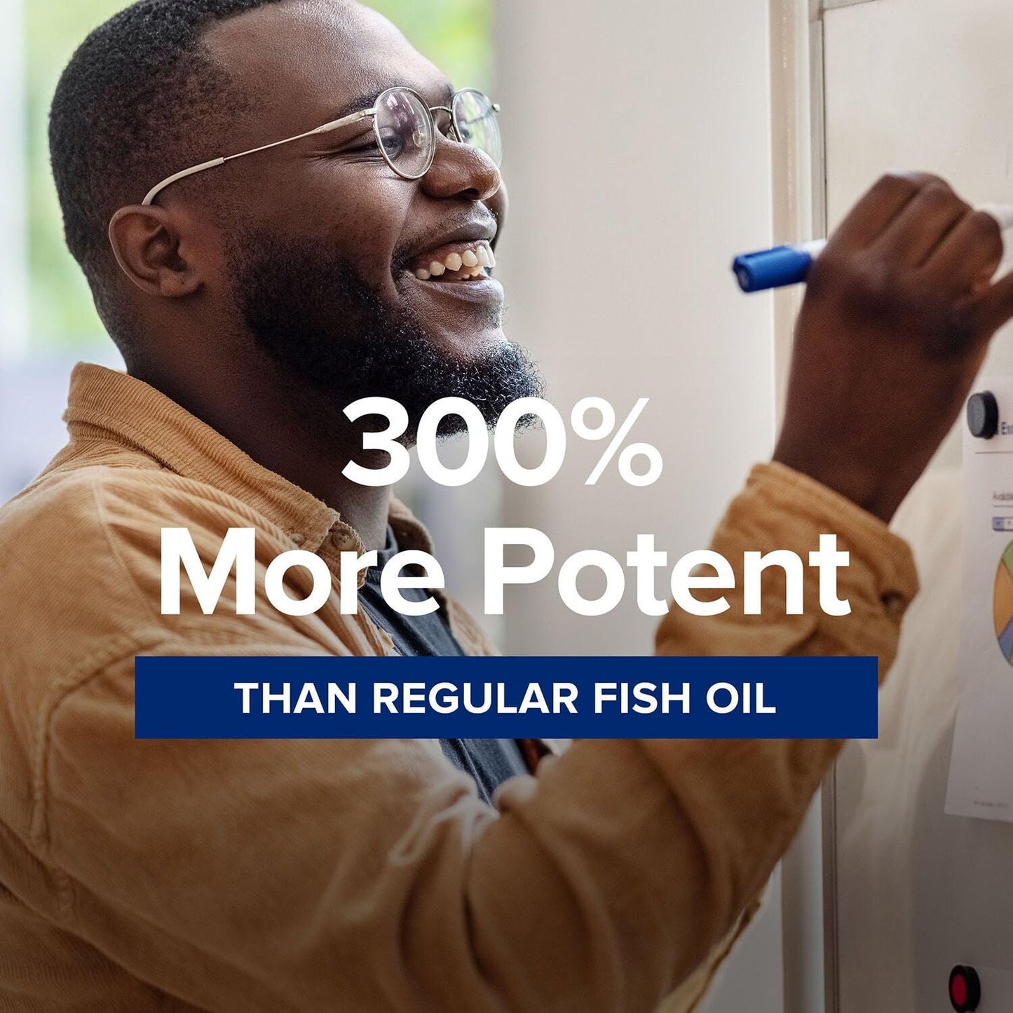 GNC Triple Strength Fish Oil 1000mg EPA & DHA | Burpless High Potency | 210 Softgels