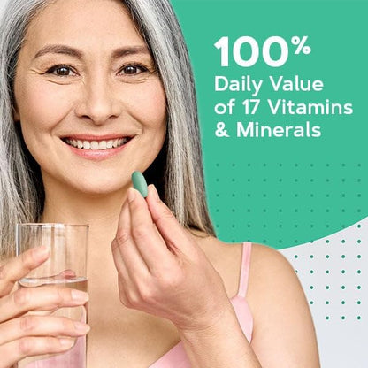 GNC Women's 50+ One Daily Multivitamin - Supports Wellness & Healthy Aging (60 Count)