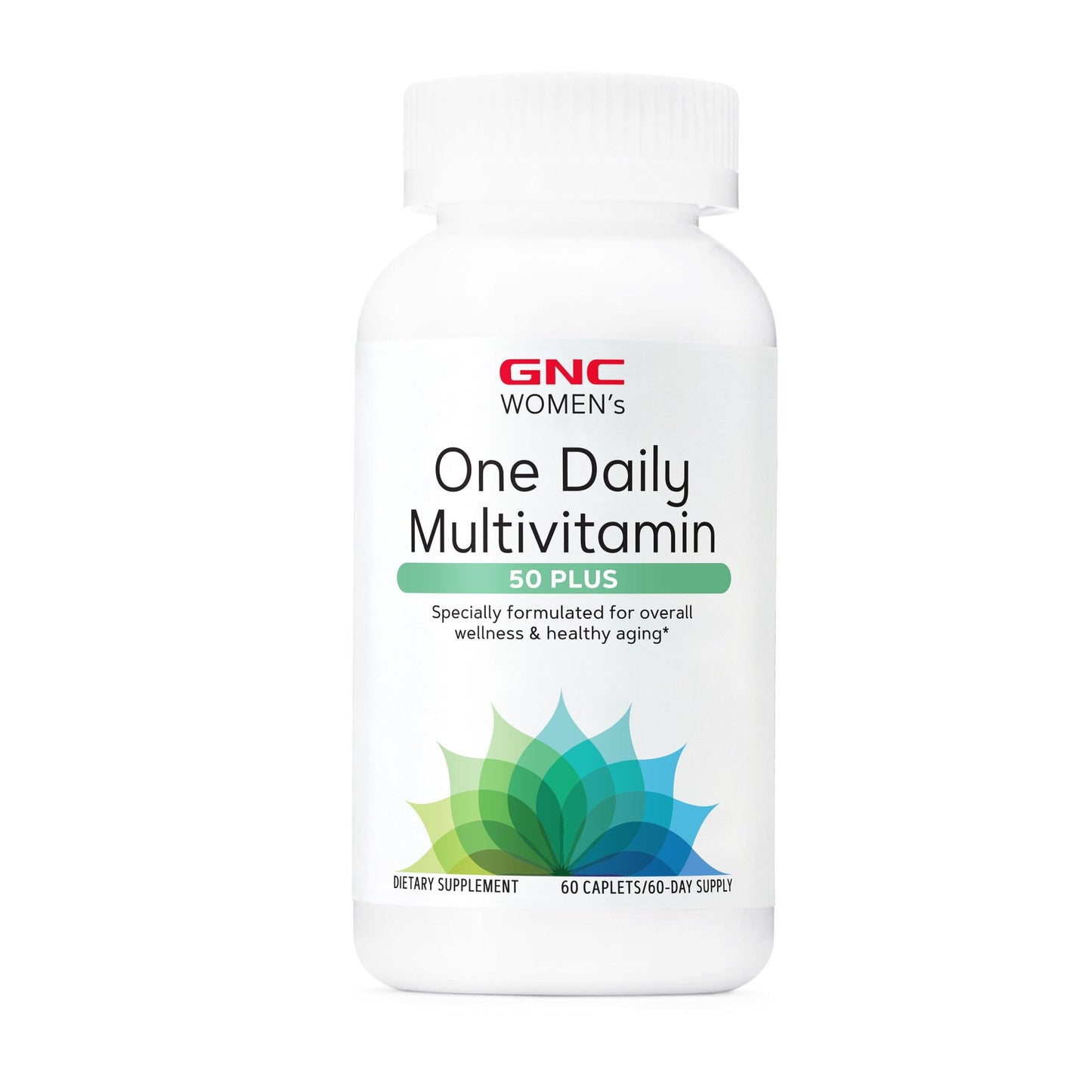 GNC Women's 50+ One Daily Multivitamin - Supports Wellness & Healthy Aging (60 Count)