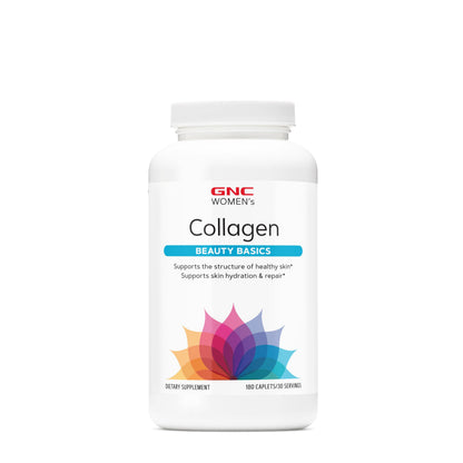 GNC Women's Collagen Supplement – Supports Skin Elasticity & Hydration | 180 Caplets