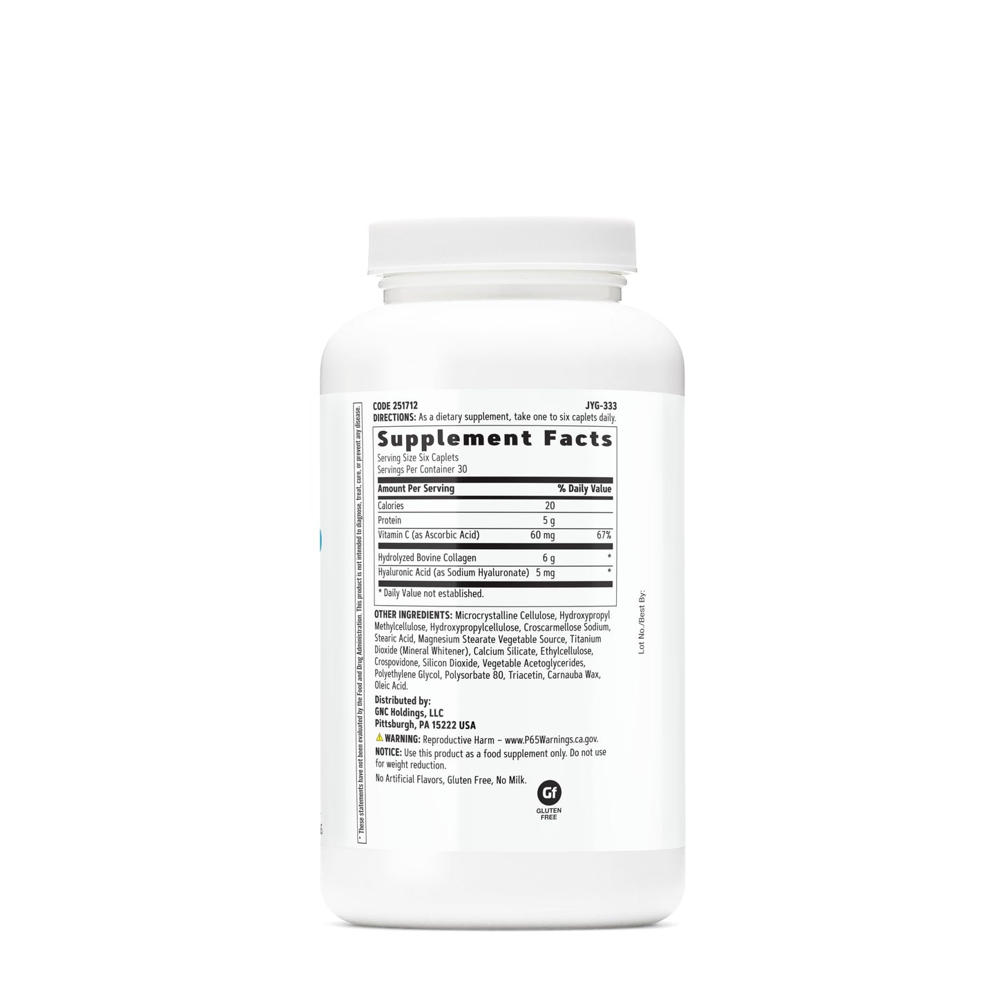 GNC Women's Collagen Supplement – Supports Skin Elasticity & Hydration | 180 Caplets