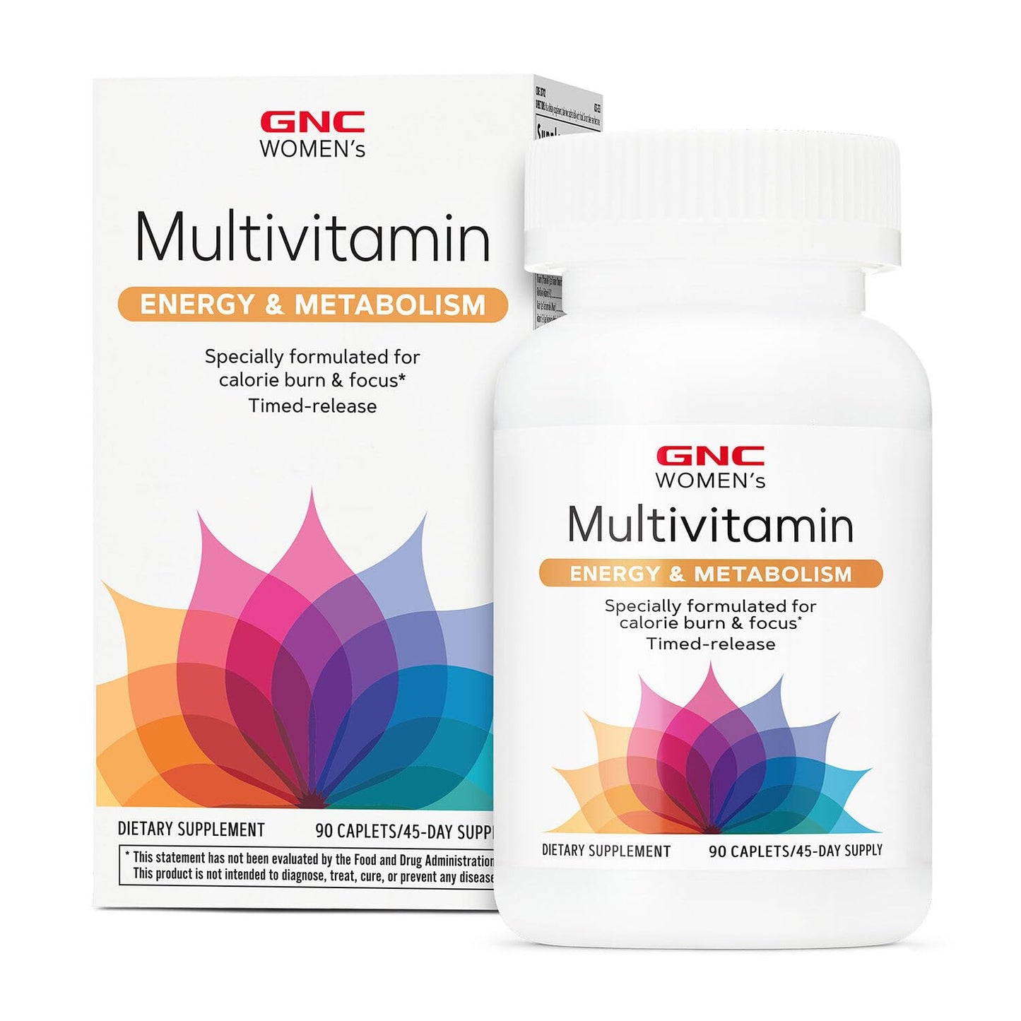 GNC Women's Energy & Metabolism Multivitamin Caplets – Clinically Proven, 90 ct
