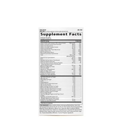 GNC Women's Multivitamin 50+ - Bone, Eye, Memory & Skin Health (60 Caplets)