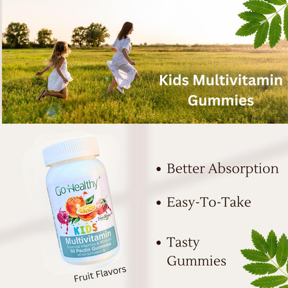 Go Healthy Kids Multivitamin Gummies | Immune Support, Kosher & Halal