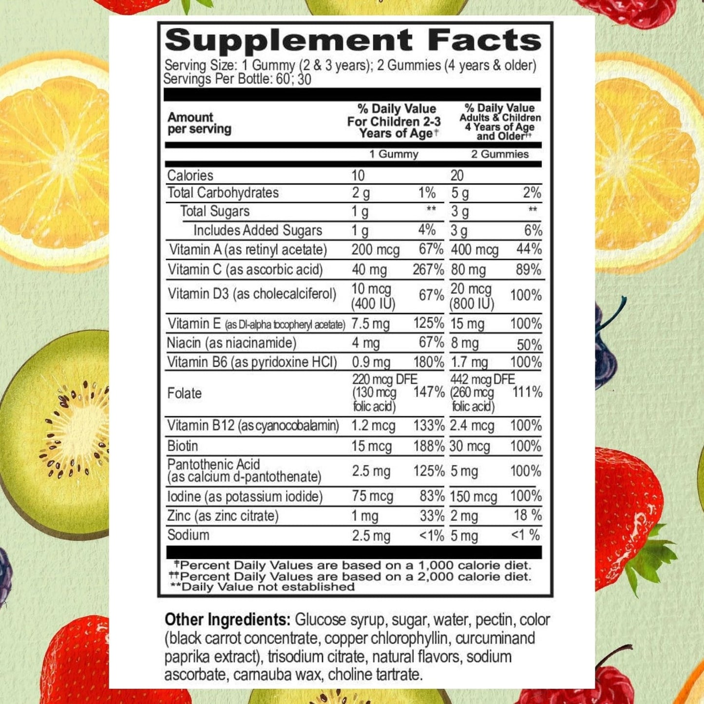 Go Healthy Kids Multivitamin Gummies | Immune Support, Kosher & Halal