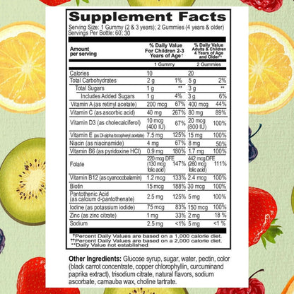 Go Healthy Kids Multivitamin Gummies | Immune Support, Kosher & Halal