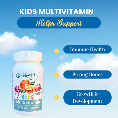 Go Healthy Kids Multivitamin Gummies | Immune Support, Kosher & Halal