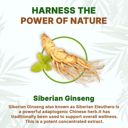 Go Nutra Siberian Ginseng - Eleuthero Root Powder 4:1 Extract, 1lb