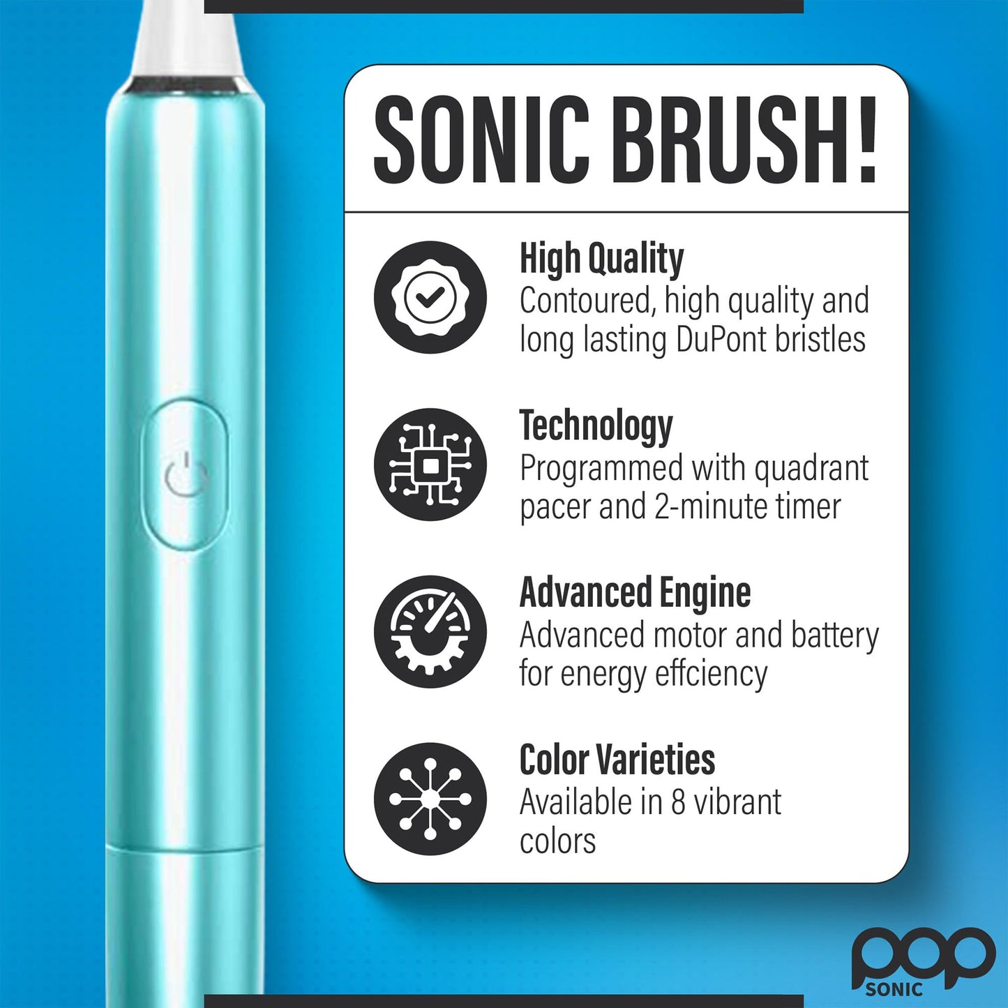 Go Plus Sonic Travel Electric Toothbrush - Portable Travel Kit