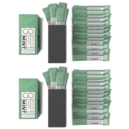 GO Travel Size Mouthwash Packets – TSA Compliant, Alcohol-Free Mini Packs for Fresh Breath & Travel Waste Reduction