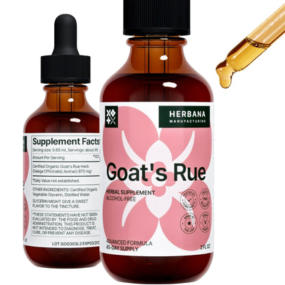 Goat's Rue Liquid Extract 2 oz – Lactation Support for Breast Milk Production