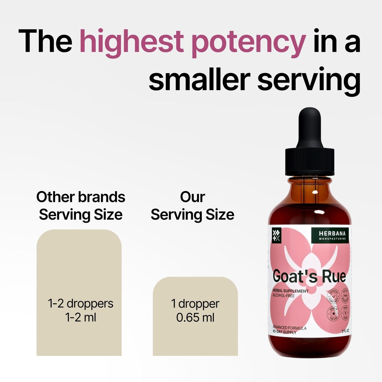 Goat's Rue Liquid Extract 2 oz – Lactation Support for Breast Milk Production