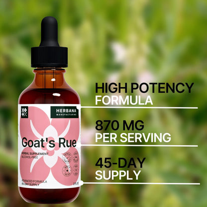 Goat's Rue Liquid Extract 2 oz – Lactation Support for Breast Milk Production