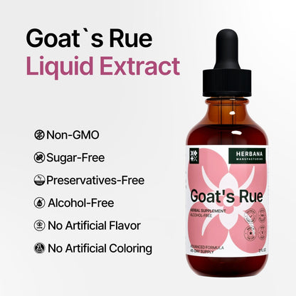 Goat's Rue Liquid Extract 2 oz – Lactation Support for Breast Milk Production