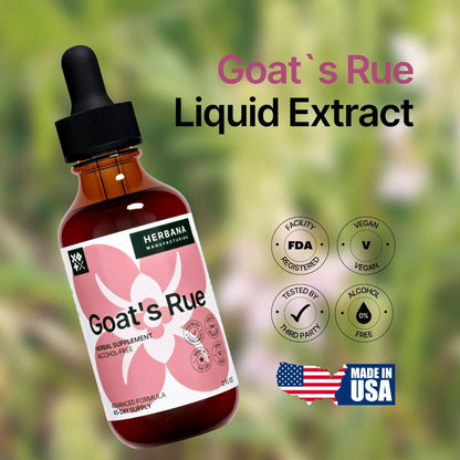 Goat's Rue Liquid Extract 2 oz – Lactation Support for Breast Milk Production