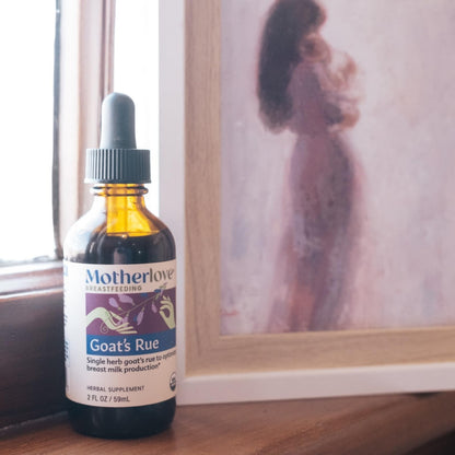 Motherlove Goat’s Rue 2 oz Tincture – Lactation Support, Organic, Vegan