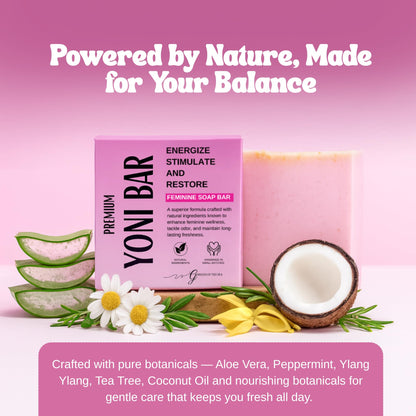 Goddess Of The Sea Beauty Bar Premium Yoni – Natural Feminine Care Soap for pH Balance, Odor Control & Hydration | Handmade & Vegan (3oz)