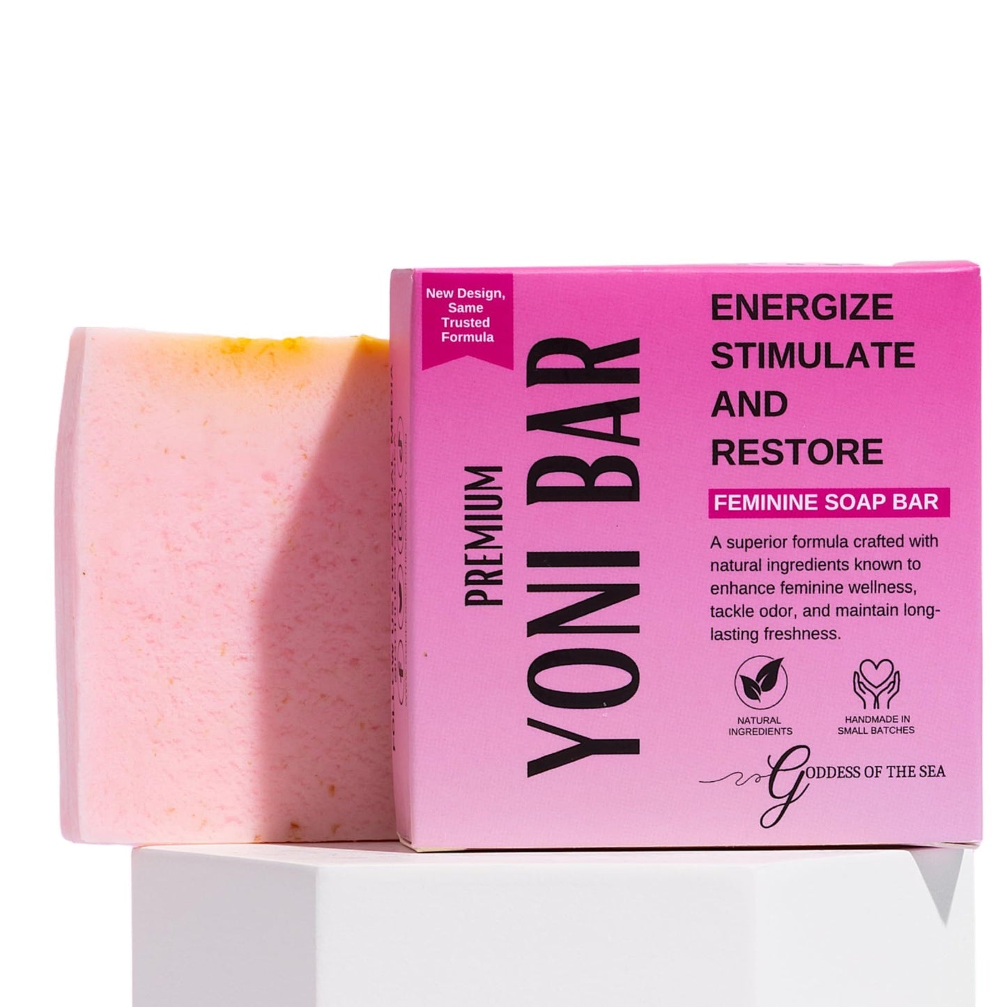 Goddess Of The Sea Beauty Bar Premium Yoni – Natural Feminine Care Soap for pH Balance, Odor Control & Hydration | Handmade & Vegan (3oz)