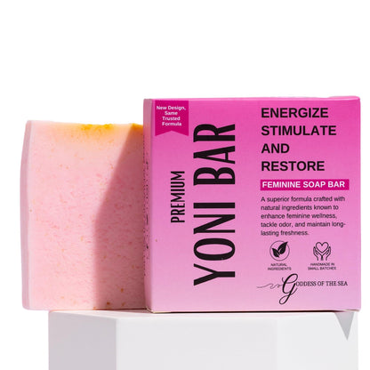 Goddess Of The Sea Beauty Bar Premium Yoni – Natural Feminine Care Soap for pH Balance, Odor Control & Hydration | Handmade & Vegan (3oz)