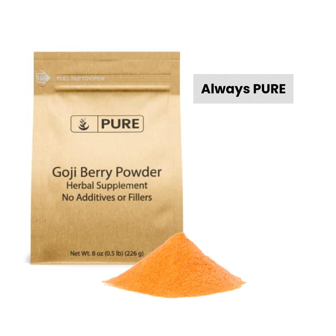 Goji Berry Powder (8oz) – Pure Original Ingredients, Non-GMO Wolfberry
