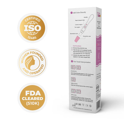 GoldN™ Early Detection Pregnancy Test – HCG Midstream Kit, 99% Accurate