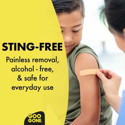 Goo Gone Skin Adhesive Remover - Safe, Pain-Free Removal for CGMs, KT Tape & Medical Adhesives (8 oz)