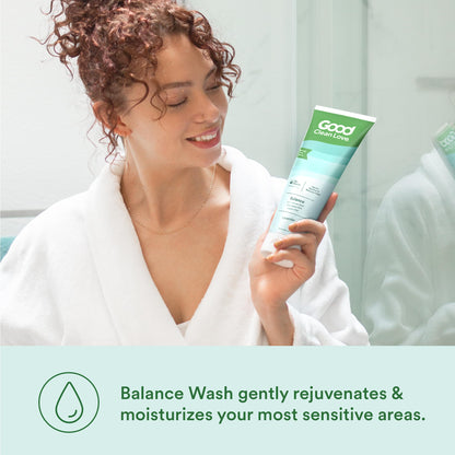Good Clean Love Balance Feminine Wash – pH-Balanced Daily Cleanser for Women | 8 oz (2-pack)