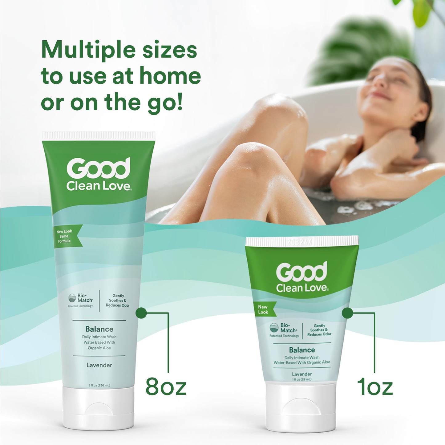Good Clean Love Balance Feminine Wash – pH-Balanced Daily Cleanser for Women | 8 oz (2-pack)
