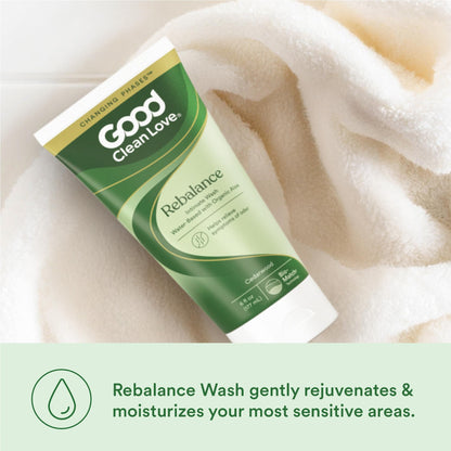 Good Clean Love Rebalance Intimate Wash — pH-Balanced & Moisturizing (6 oz)