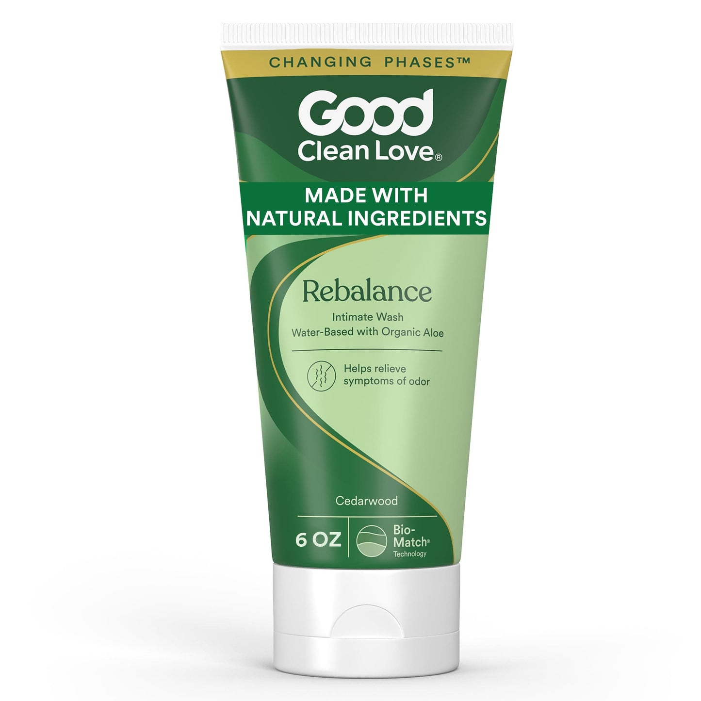 Good Clean Love Rebalance Intimate Wash — pH-Balanced & Moisturizing (6 oz)