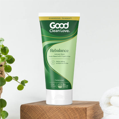 Good Clean Love Rebalance Intimate Wash — pH-Balanced & Moisturizing (6 oz)