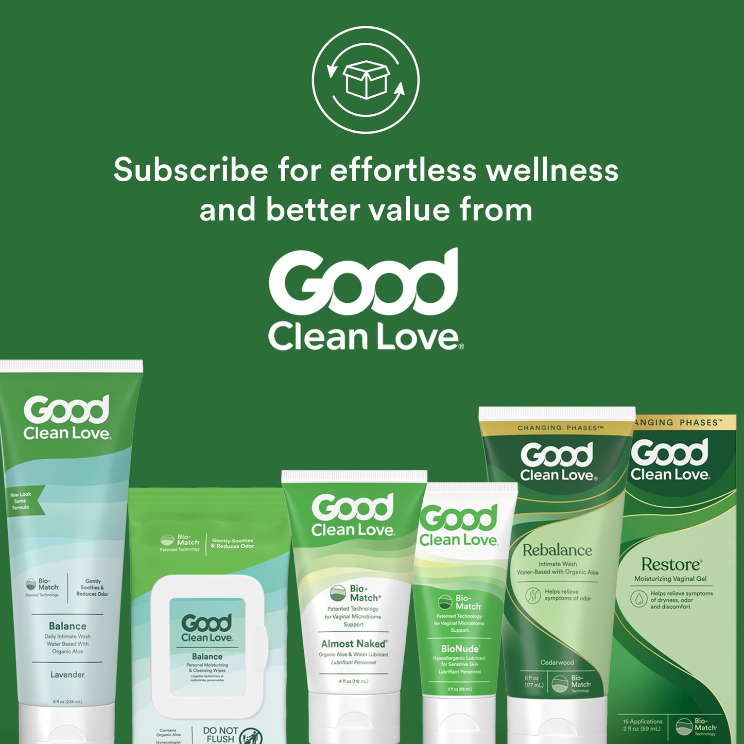 Good Clean Love Restore Moisturizing Vaginal Gel – pH-Balanced, Water-Based Lubricant (2 oz)