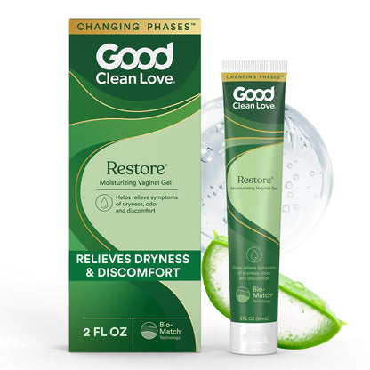 Good Clean Love Restore Moisturizing Vaginal Gel – pH-Balanced, Water-Based Lubricant (2 oz)