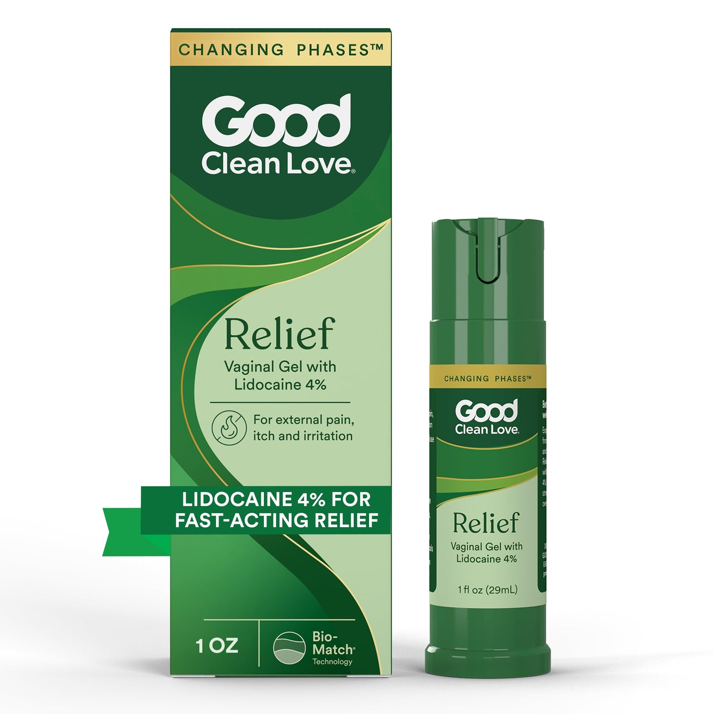 Good Clean Love Vaginal Pain & Itch Relief Gel with Lidocaine 4% — Fast-Acting Feminine Care