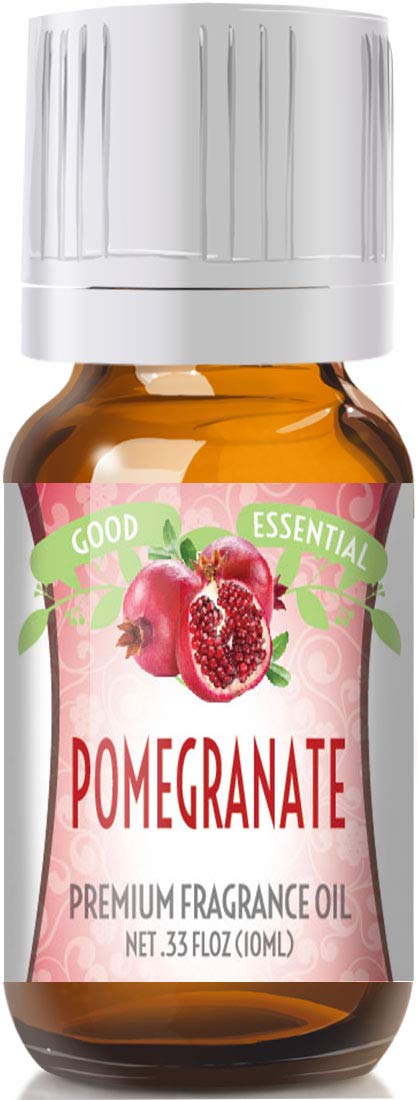 Good Essential Pomegranate Fragrance Oil 10ml (0.33 fl oz) - Diffuser, Candles, Soaps, Lotions